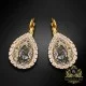 Komplekts "Debesu Piliens (Rose Patina)" ar Swarovski™ kristāliem